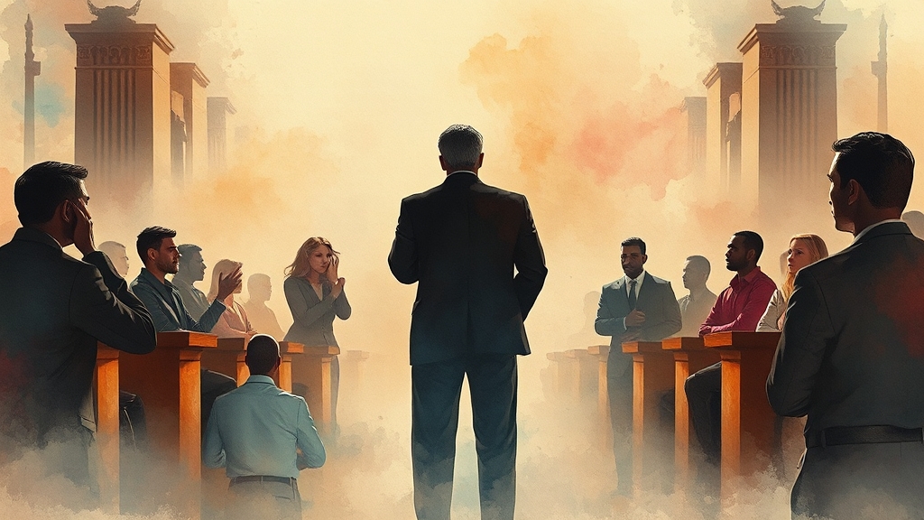 ‘싹 다 잡아들여’ 발언의 진실 공방 (watercolor 스타일)