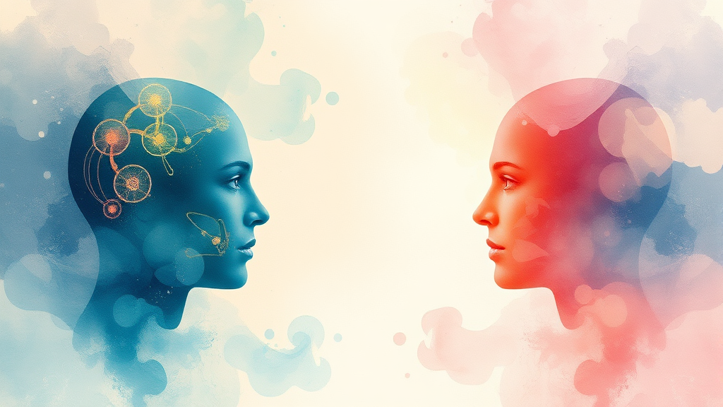 기술적 특징과 경쟁 구도: 제미나이와 챗GPT의 차이점 심층 분석 (watercolor 스타일)