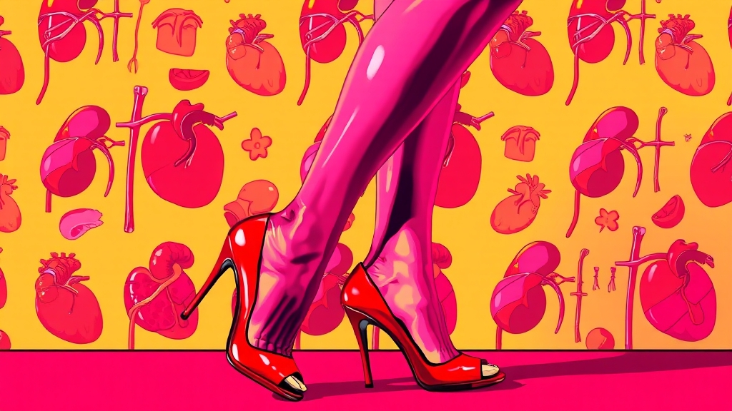 다리 부종, 왜 생길까? (popart 스타일)