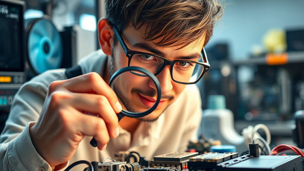 PC 조립 후 필수 점검 & 문제 해결 (realistic 스타일)