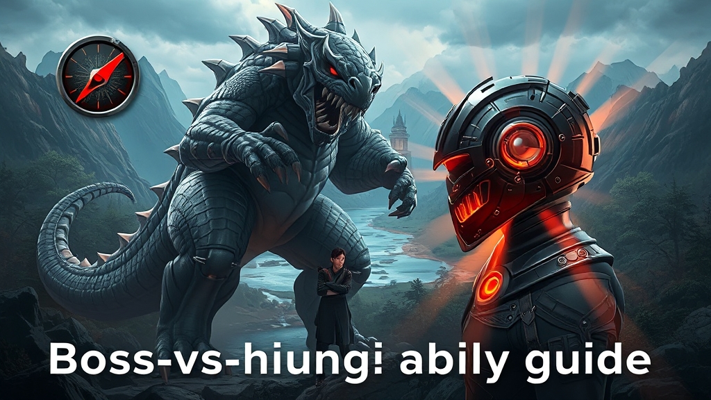 어빌리티, 보스 vs 사냥 세팅 완벽 가이드 (illustration 스타일)