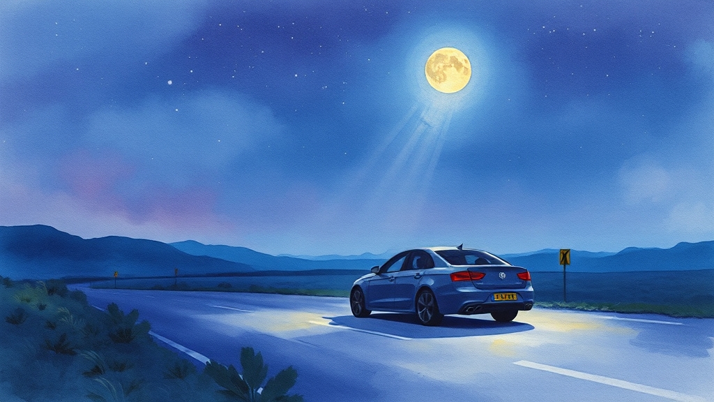 무사고 운전, 보험료 할인 지름길 (watercolor 스타일)