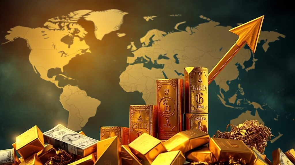 금 가격 상승, 왜? 앞으로는? (realistic 스타일)