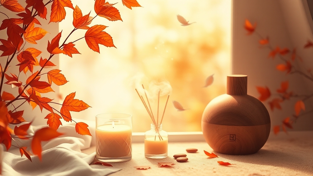 가을 향 제품 추천 (watercolor 스타일)