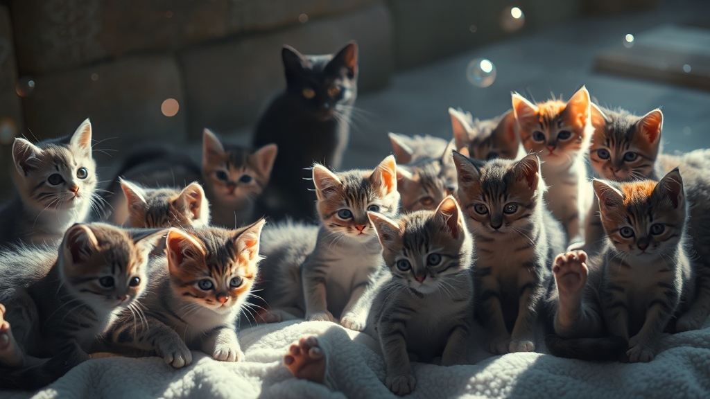 자주 묻는 고양이 꿈 질문 (realistic 스타일)