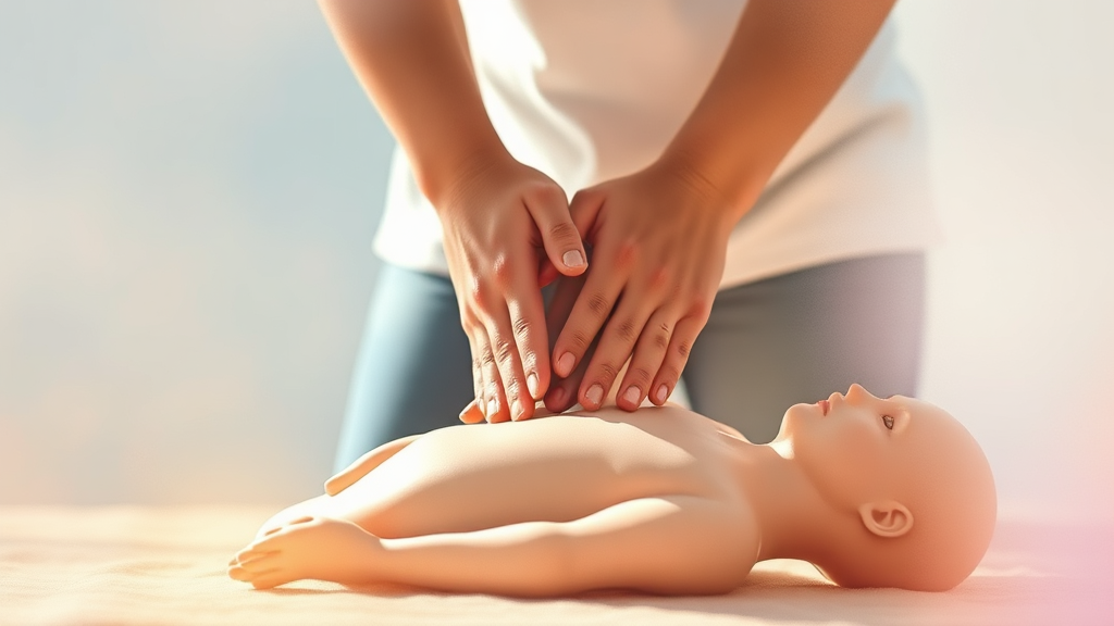 CPR 교육, 어디서? (watercolor 스타일)