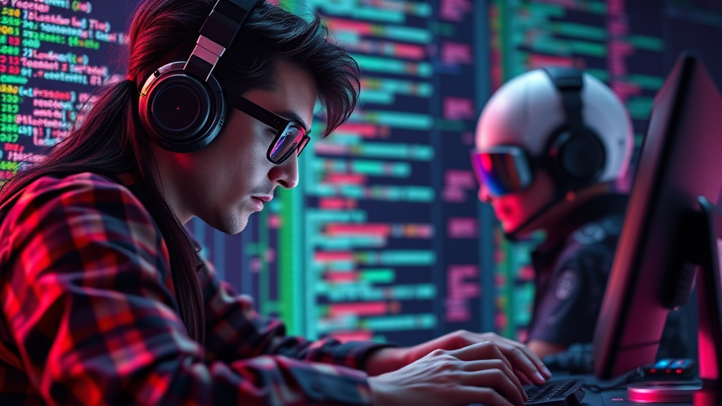 챗GPT vs 코파일럿: AI 도구 비교 분석 (realistic 스타일)