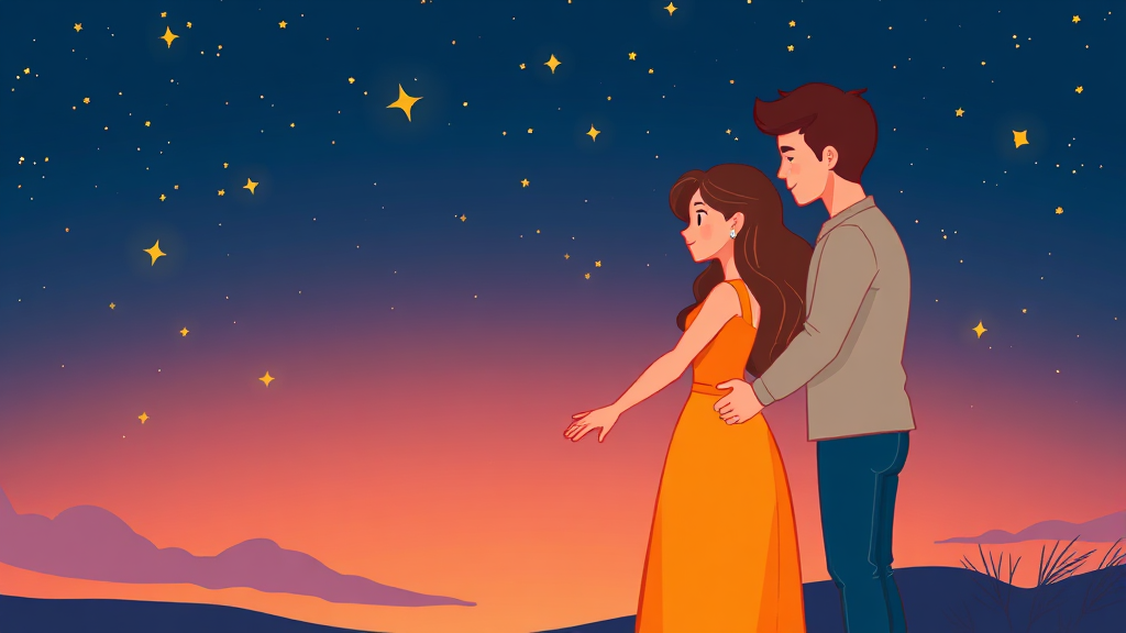 별자리 궁합이란? (cartoon 스타일)