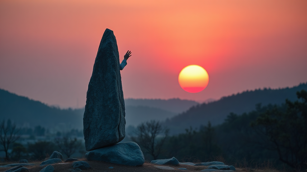 절경 감상과 힐링 명소 (realistic 스타일)