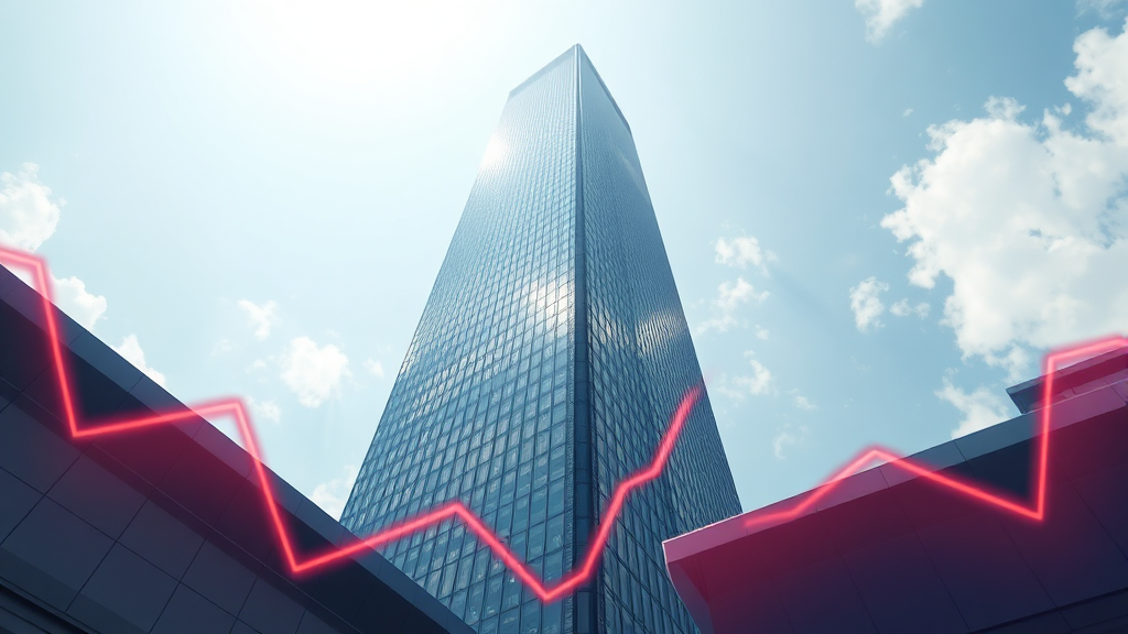 주가 변동, 핵심은? (realistic 스타일)