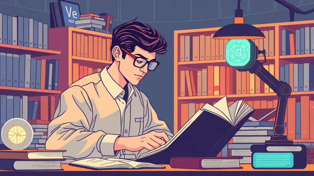 AI와 공존하는 인터넷 서비스: 지식인의 가치 변화와 미래 방향 (illustration 스타일)