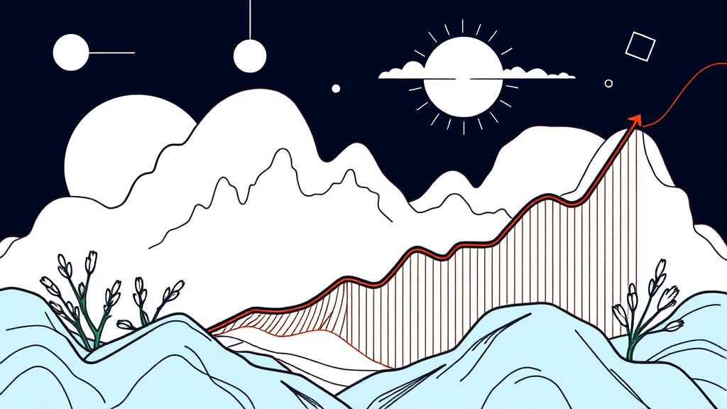 투자 전략 및 주의사항 (illustration 스타일)