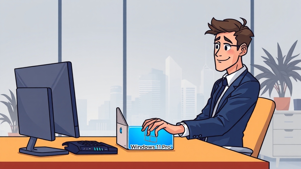 운영체제 & 편의 기능 (cartoon 스타일)