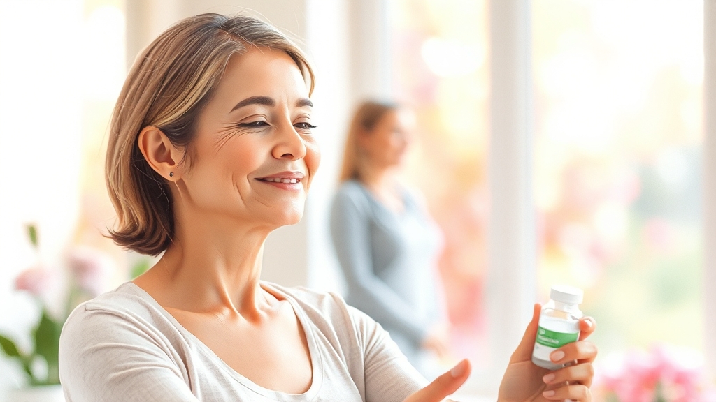 치료 옵션 및 관리 전략 (watercolor 스타일)