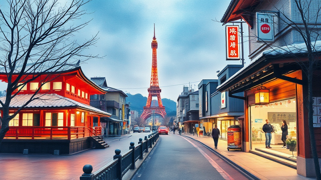 일본 여행 안전지대 BEST 3 (watercolor 스타일)