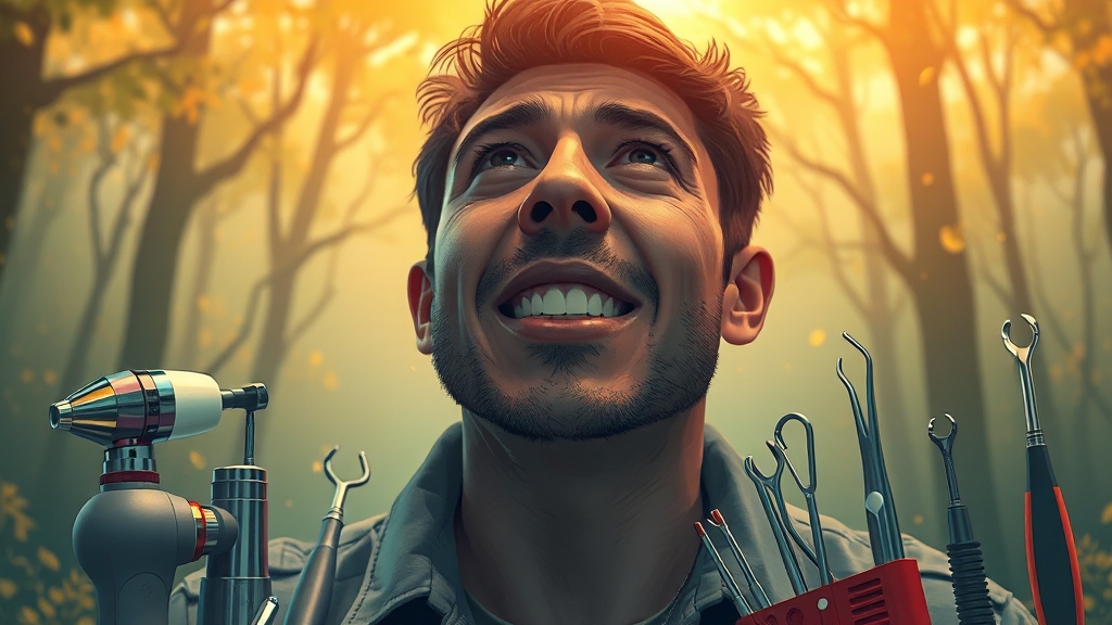 지속적인 이빨 흔들림, 병원 방문 필요할까? (illustration 스타일)