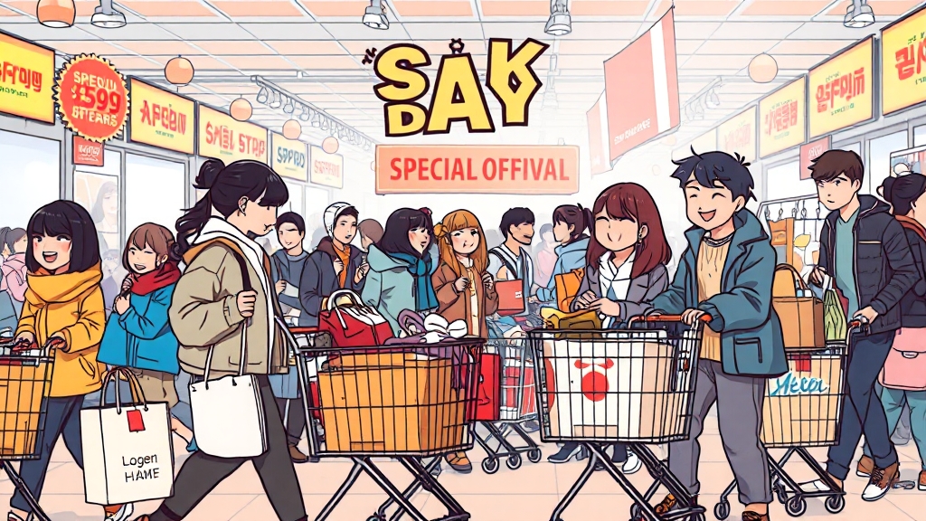 쓱데이 쇼핑 전략 및 꿀팁 (cartoon 스타일)