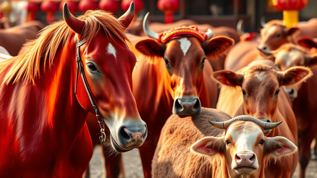 소띠 운세 (realistic 스타일)