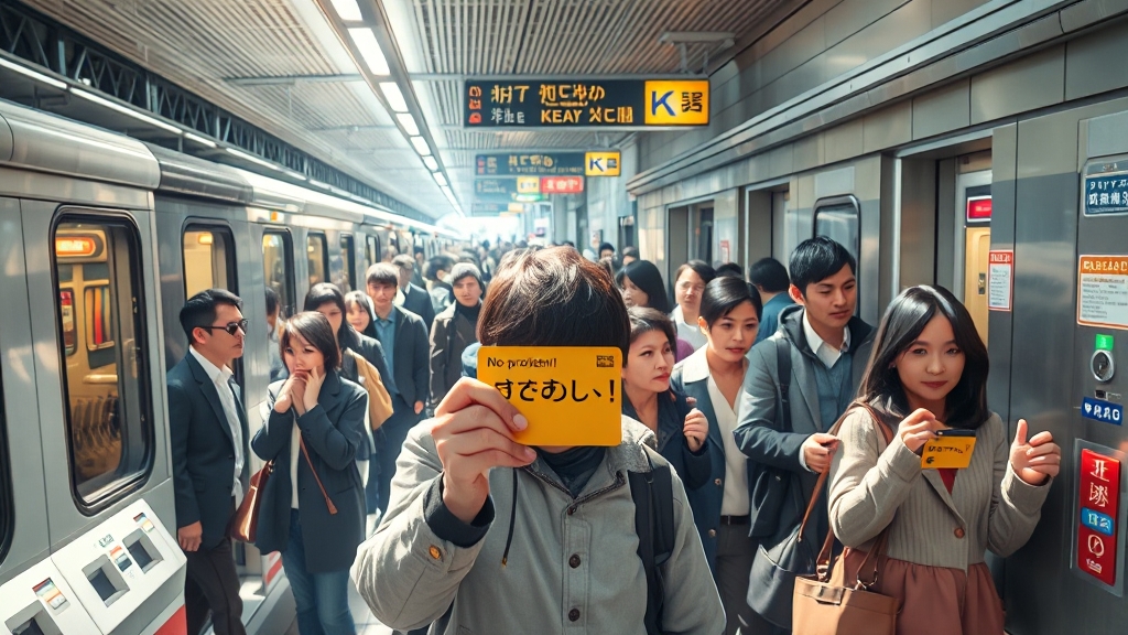 한국 교통카드, 일본에서 될까? (realistic 스타일)