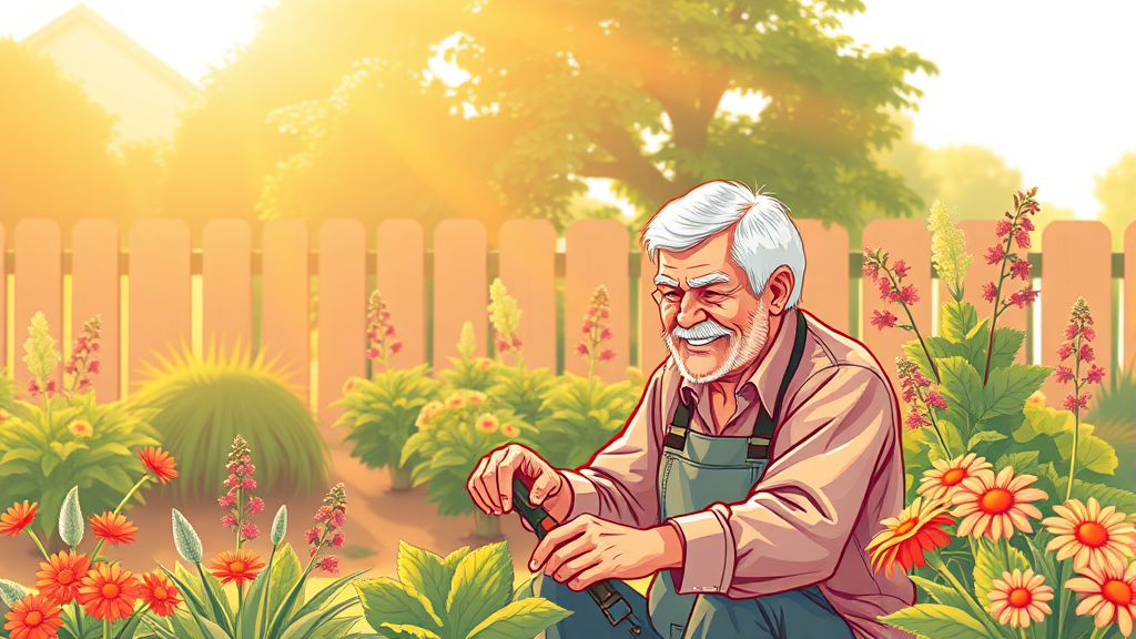 노인맞춤돌봄, 무엇인가요? (illustration 스타일)