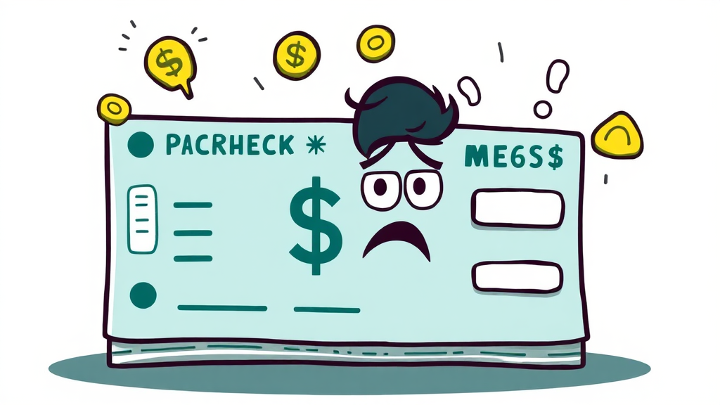 4대 보험 요율 변동 (cartoon 스타일)