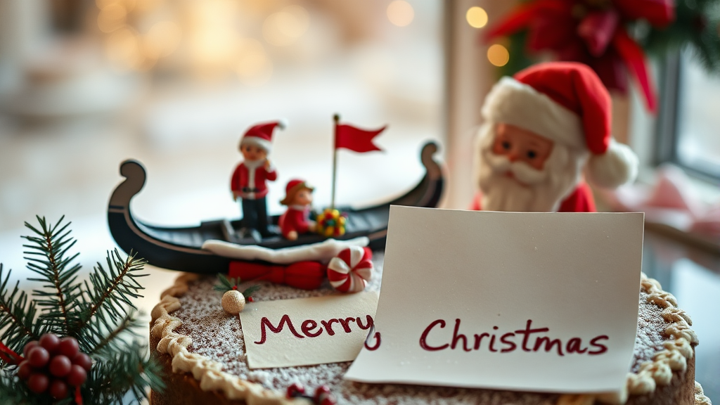 크리스마스 선물 의미 (realistic 스타일)