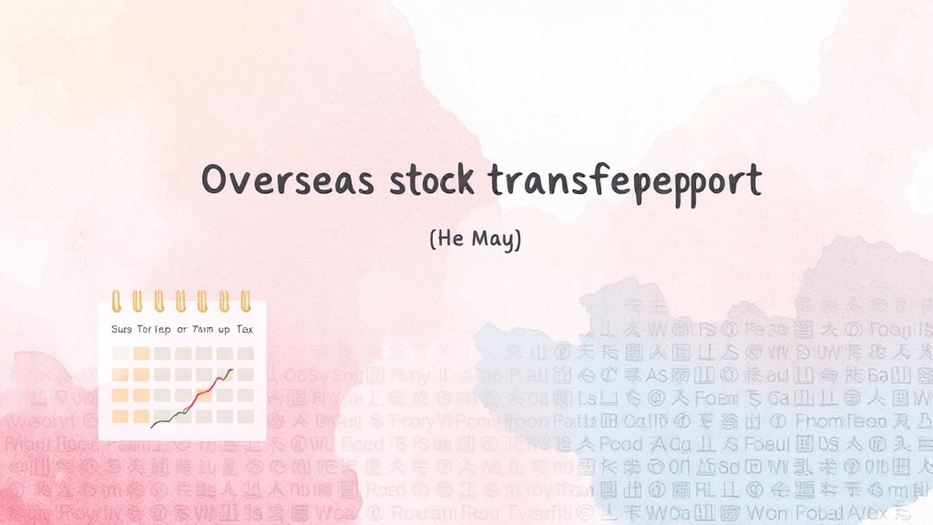 양도세, 언제 어떻게 신고할까? (watercolor 스타일)