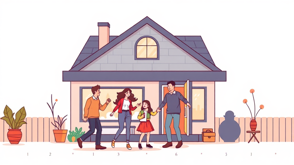 전입신고, 궁금증을 해결해 드립니다! (illustration 스타일)