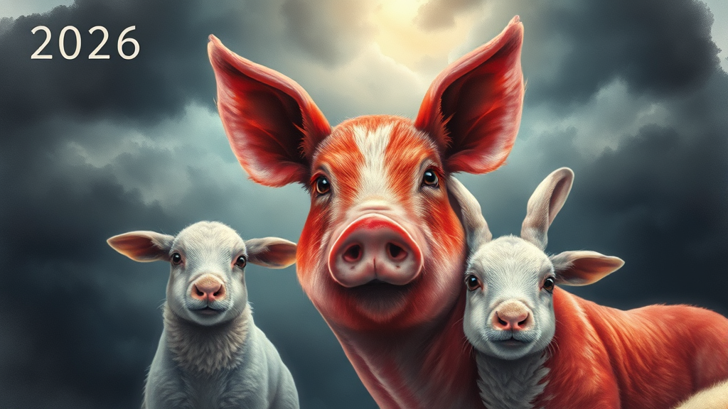 2026년 삼재띠는? (realistic 스타일)