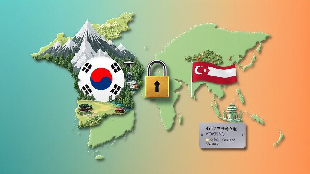 외국인 토지 소유 관련 법규 비교 (illustration 스타일)