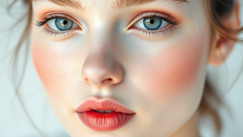 두부상 메이크업 팁 (watercolor 스타일)