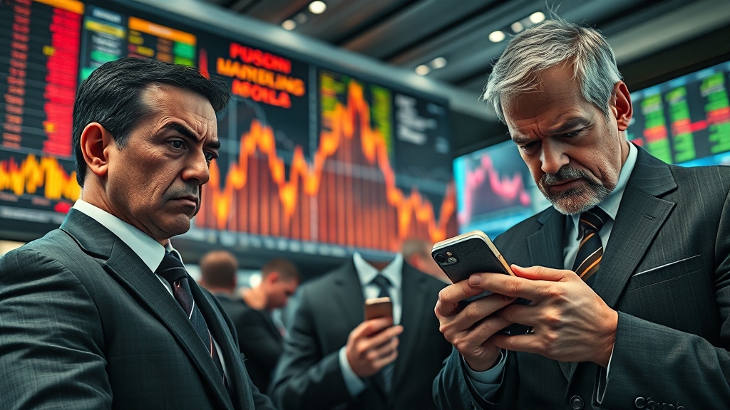 주식 vs 채권, 시장 역학 관계는? (realistic 스타일)