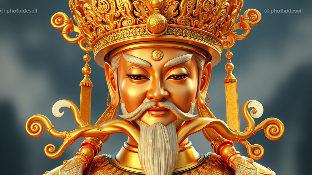 금관 디자인에 담긴 신라인의 믿음 (realistic 스타일)