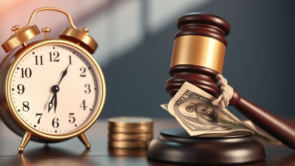 놓치면 끝! 채권 소멸시효, 중단과 연장의 모든 것 (realistic 스타일)