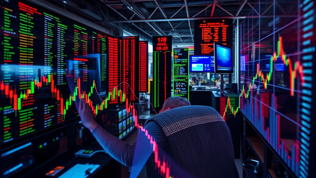 미국 증시 투자 동향 변화 (realistic 스타일)