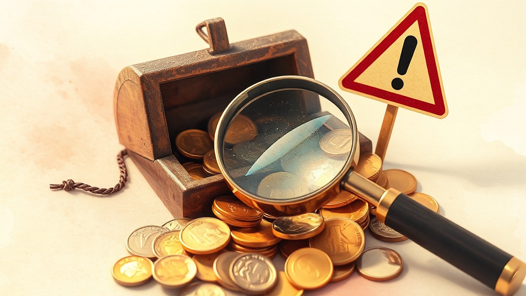 숨은 금융자산 조회 시 필수 주의사항 (watercolor 스타일)