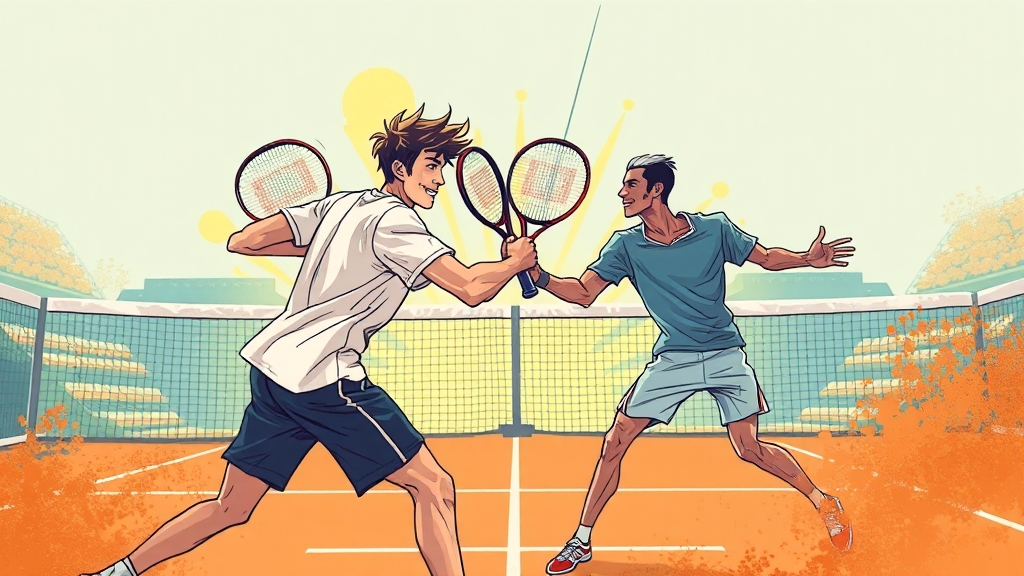 주요 선수 정보 및 경기 분석 (illustration 스타일)