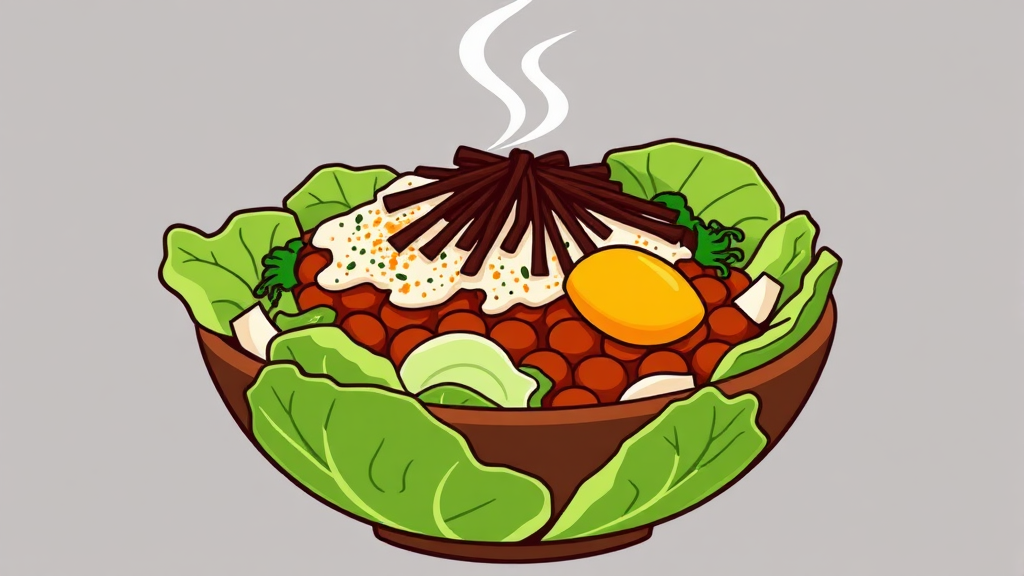 봄동, 제대로 알고 즐기는 법 (cartoon 스타일)