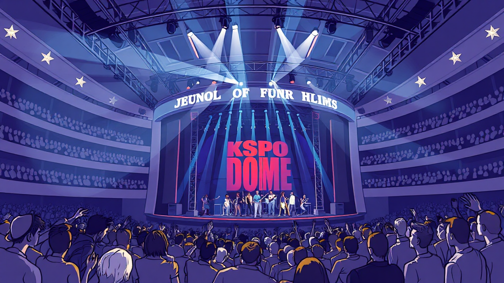 KSPO DOME 시야 팁 (illustration 스타일)