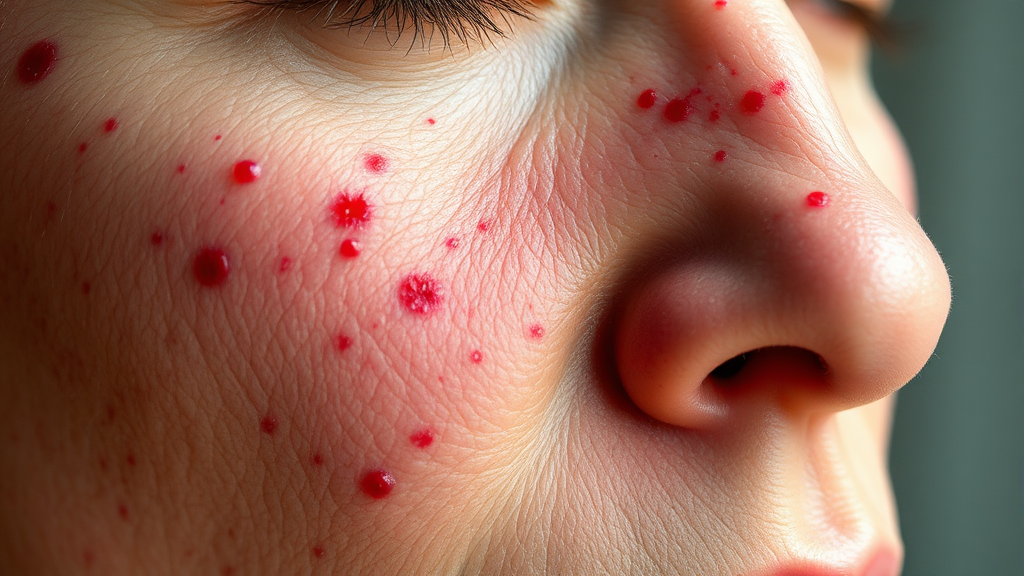 흉터 원인과 종류 (realistic 스타일)