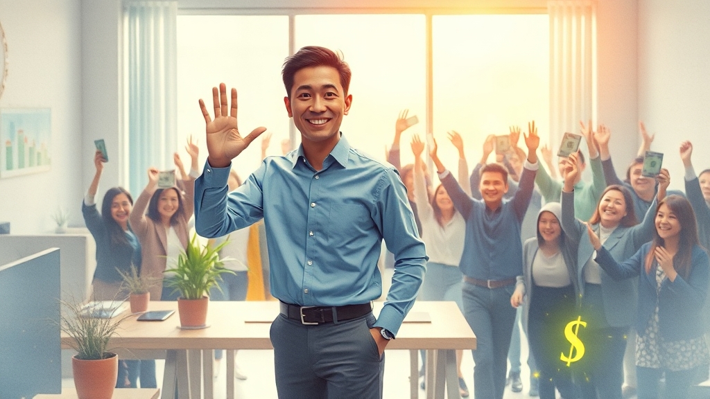 이제, 환급받으러 가볼까요? (watercolor 스타일)