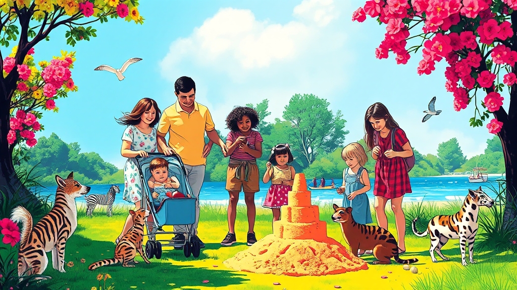 동물 교감 & 체험 프로그램 (popart 스타일)