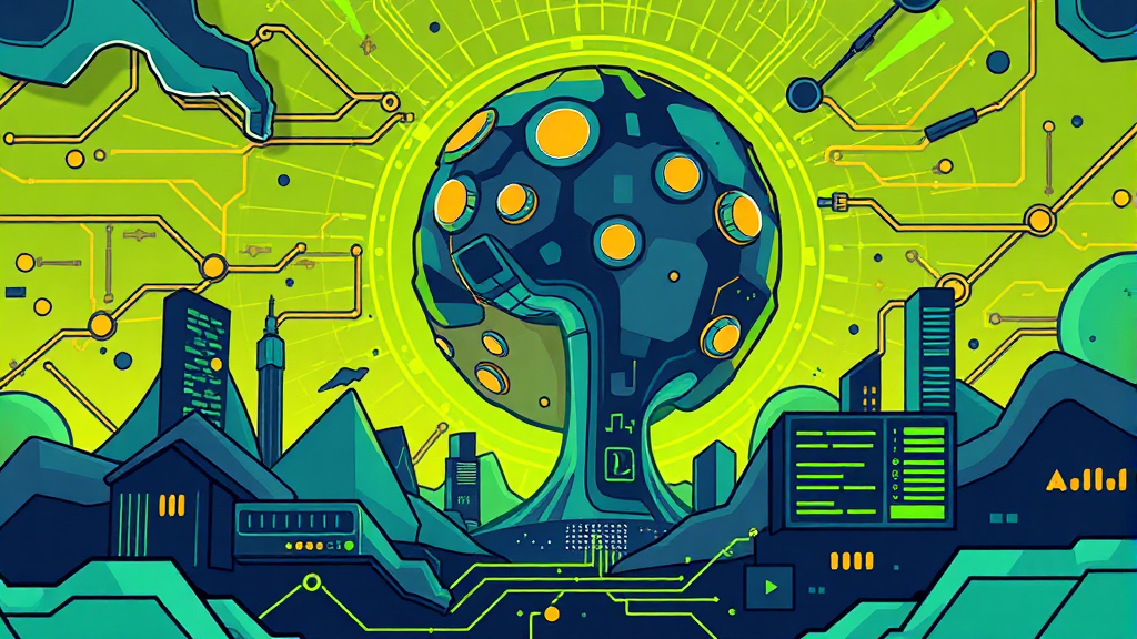 미래 성장 동력: 투자 전략 및 전망 (cartoon 스타일)