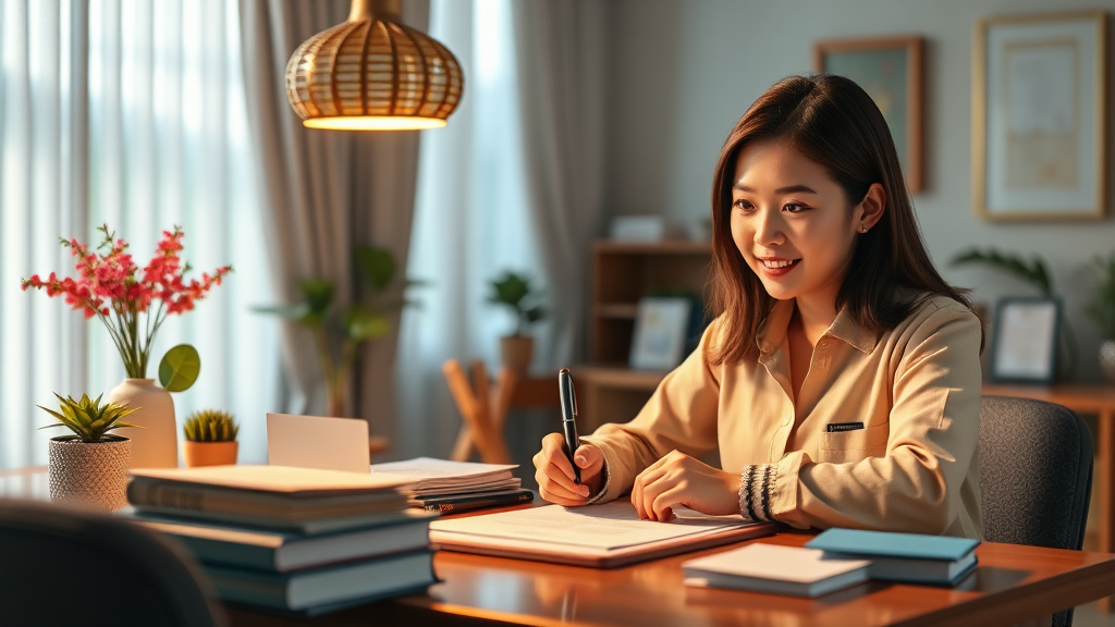 필요 서류 완벽 정리 (realistic 스타일)