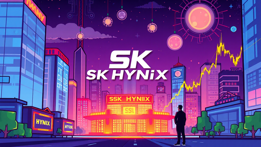 SK하이닉스 주가 전망 및 대응 전략 (cartoon 스타일)