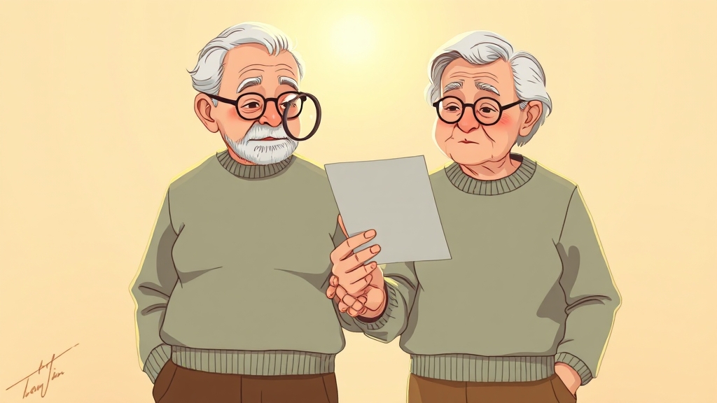 기초연금 vs 노령연금, 헷갈리지 마세요! (illustration 스타일)