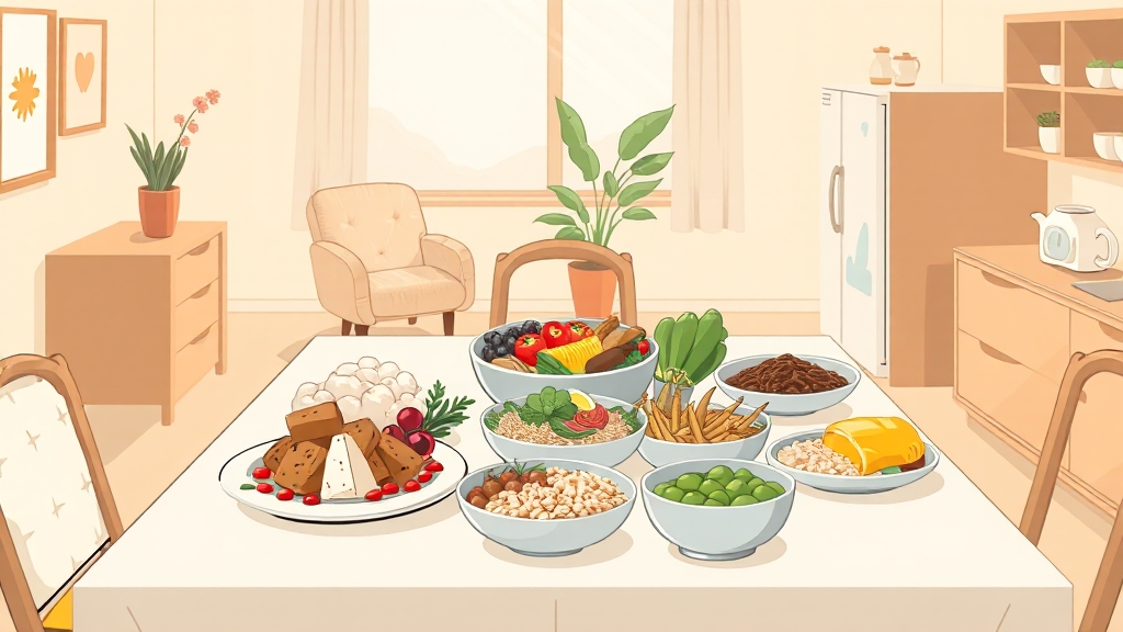 암 환자 맞춤 식단, 어떻게? (cartoon 스타일)