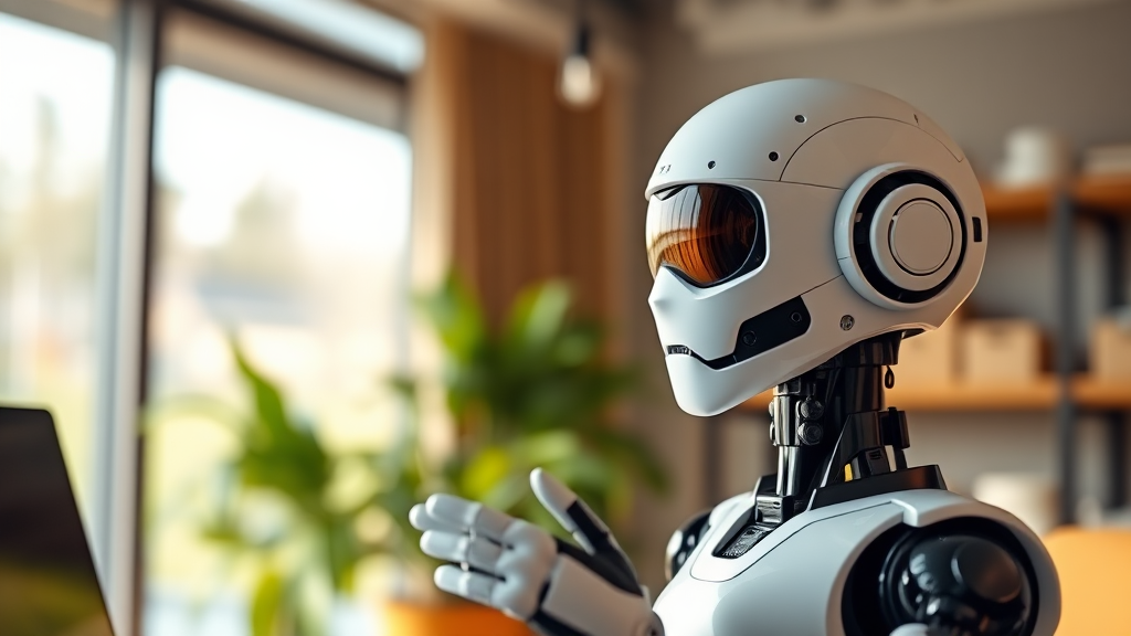 AI 챗봇 주요 기능 및 활용법 (realistic 스타일)