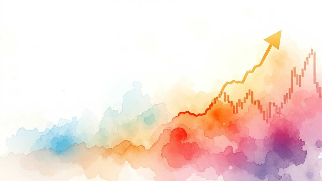 코스피 상승, 숨겨진 배경은? (watercolor 스타일)