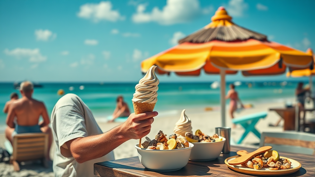 우도 맛집 탐방: 섬에서 즐기는 특별한 식사 경험 (realistic 스타일)